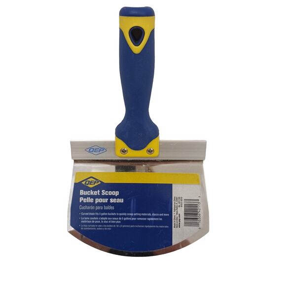 QEP Bucket SCOOP Hand Tool For Cement Work Mixer 10.5" L x 6.5"W Comfort Handle - Picture 4 of 16